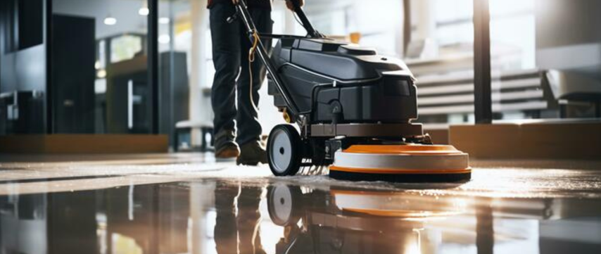 commercial floor cleaning