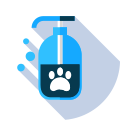 pet friendly cleaning solution icon