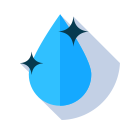 water cleaning icon
