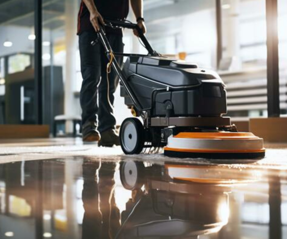 commercial floor cleaning