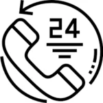 24*7 call icon