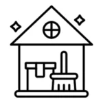home cleaning icon